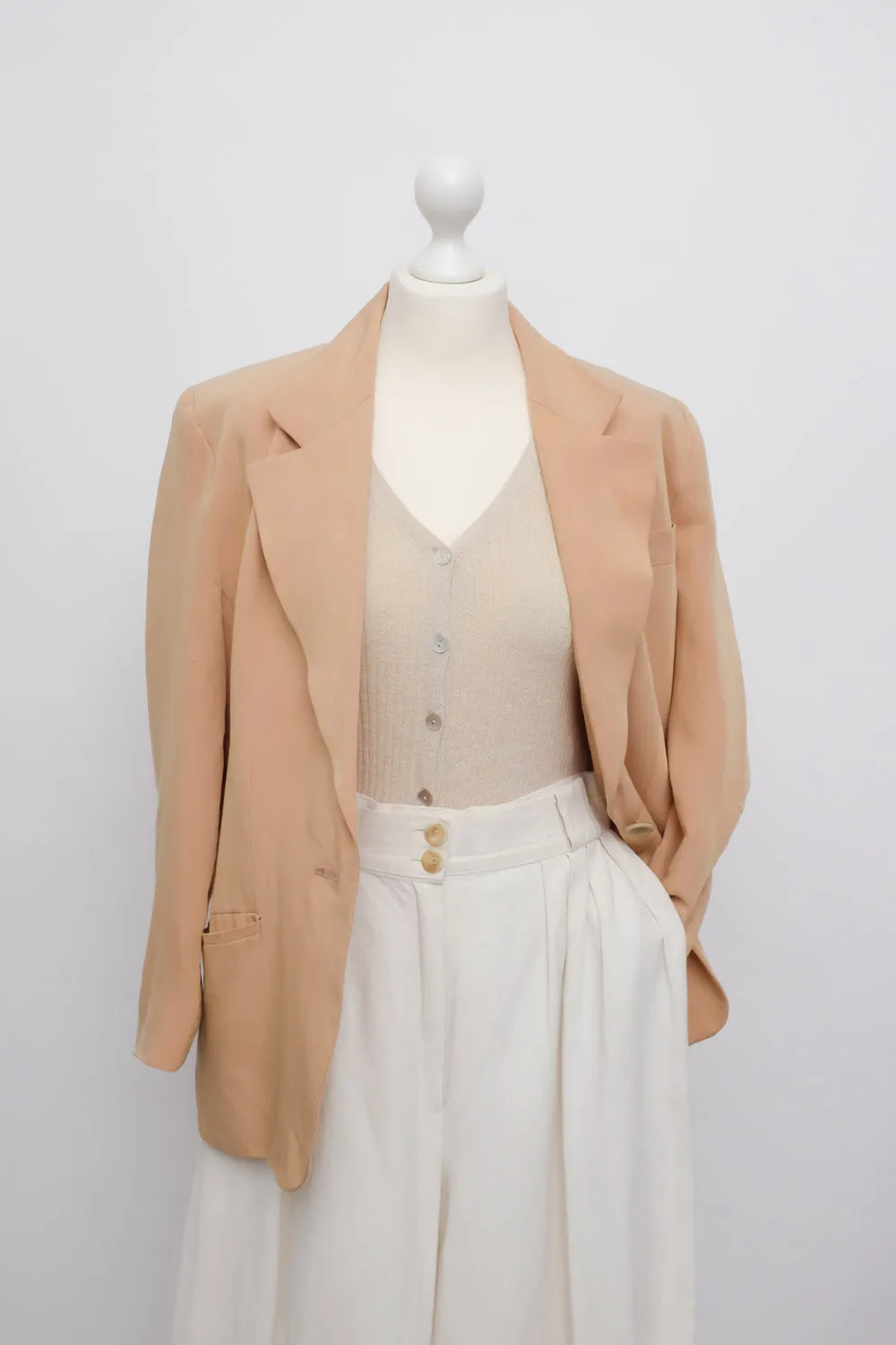 0015_LINEN PASTEL BLAZER