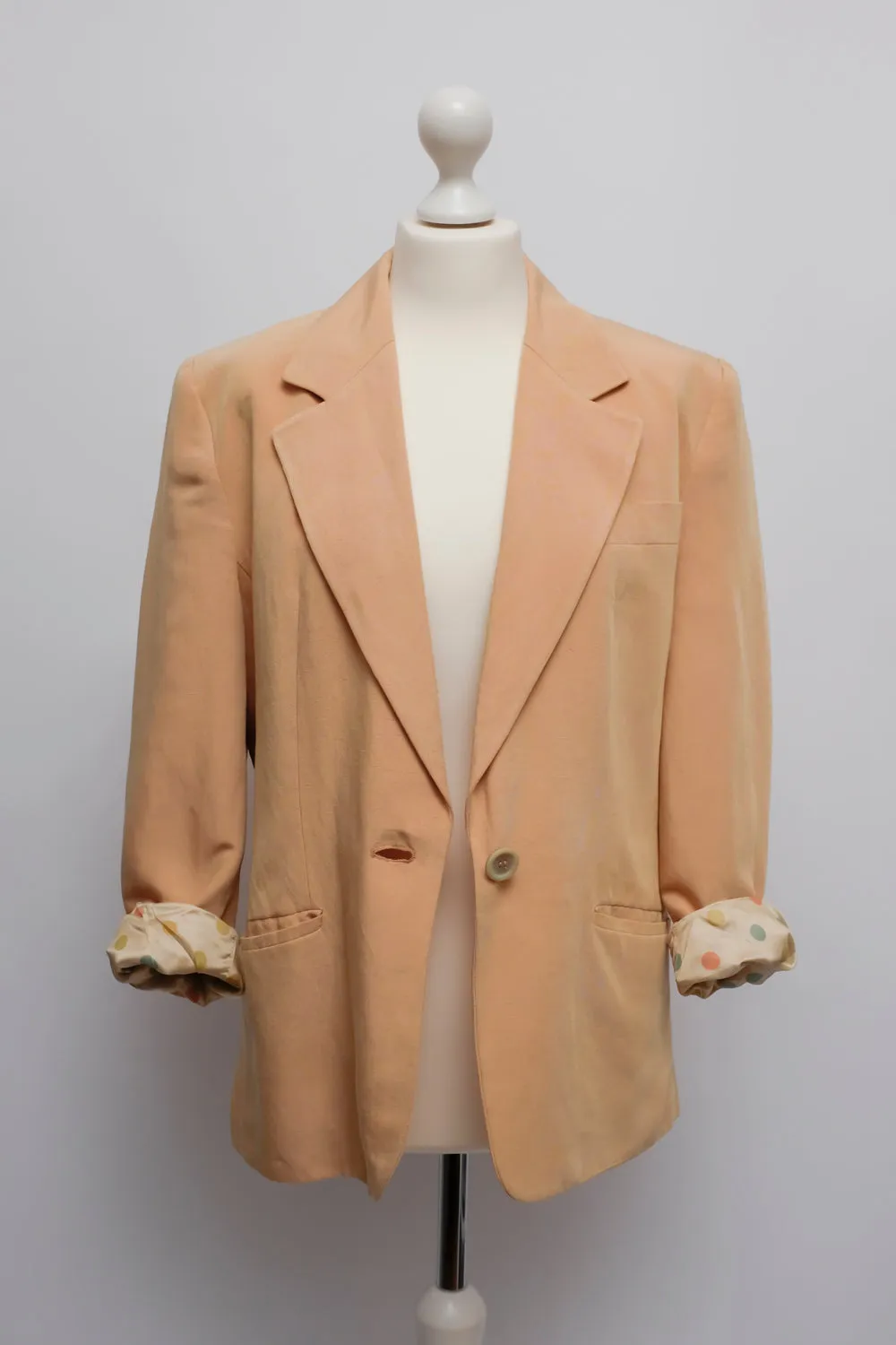 0015_LINEN PASTEL BLAZER