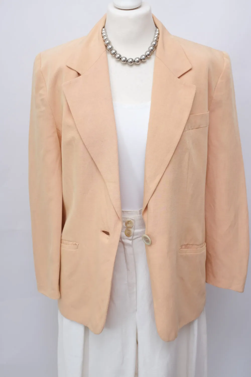 0015_LINEN PASTEL BLAZER