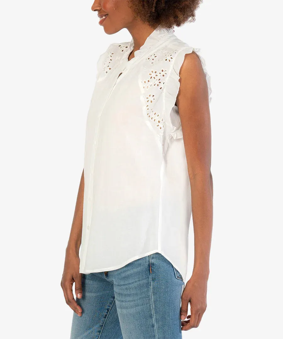 Aida Ruffle Blouse