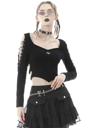 Baby Goth Crop Top