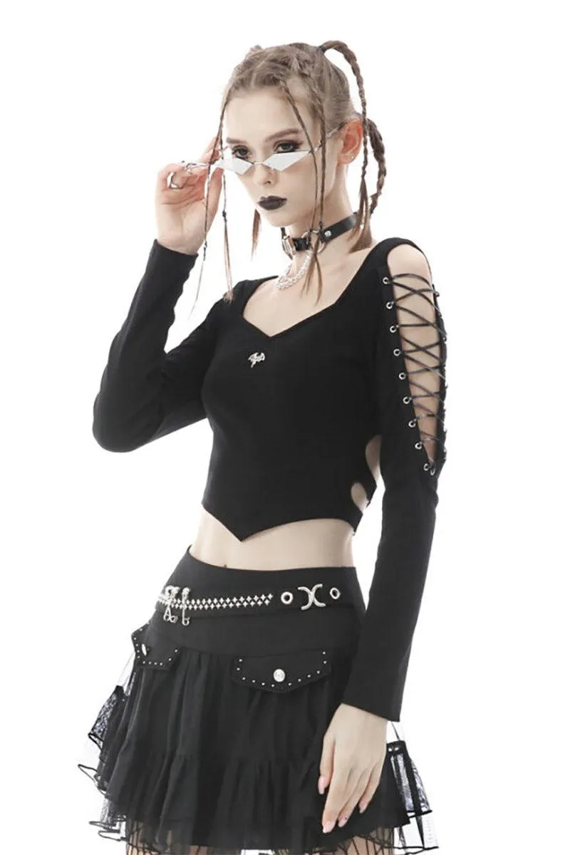 Baby Goth Crop Top