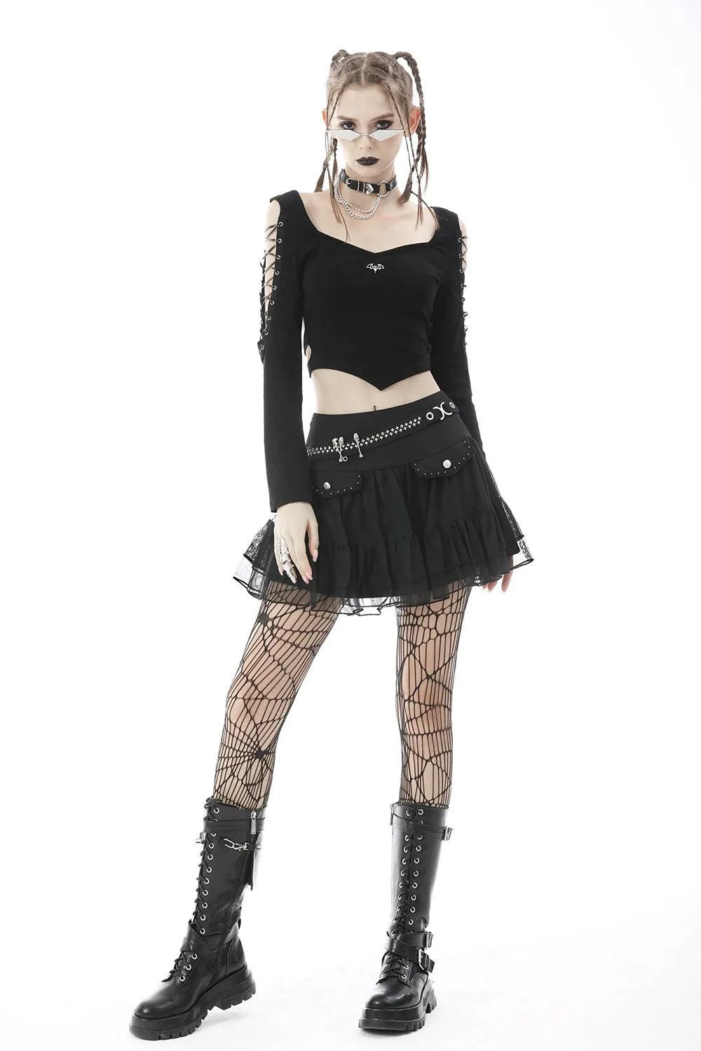 Baby Goth Crop Top