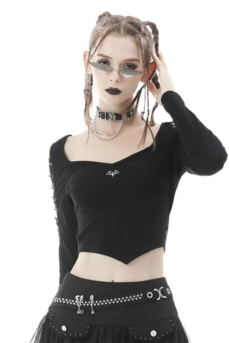 Baby Goth Crop Top