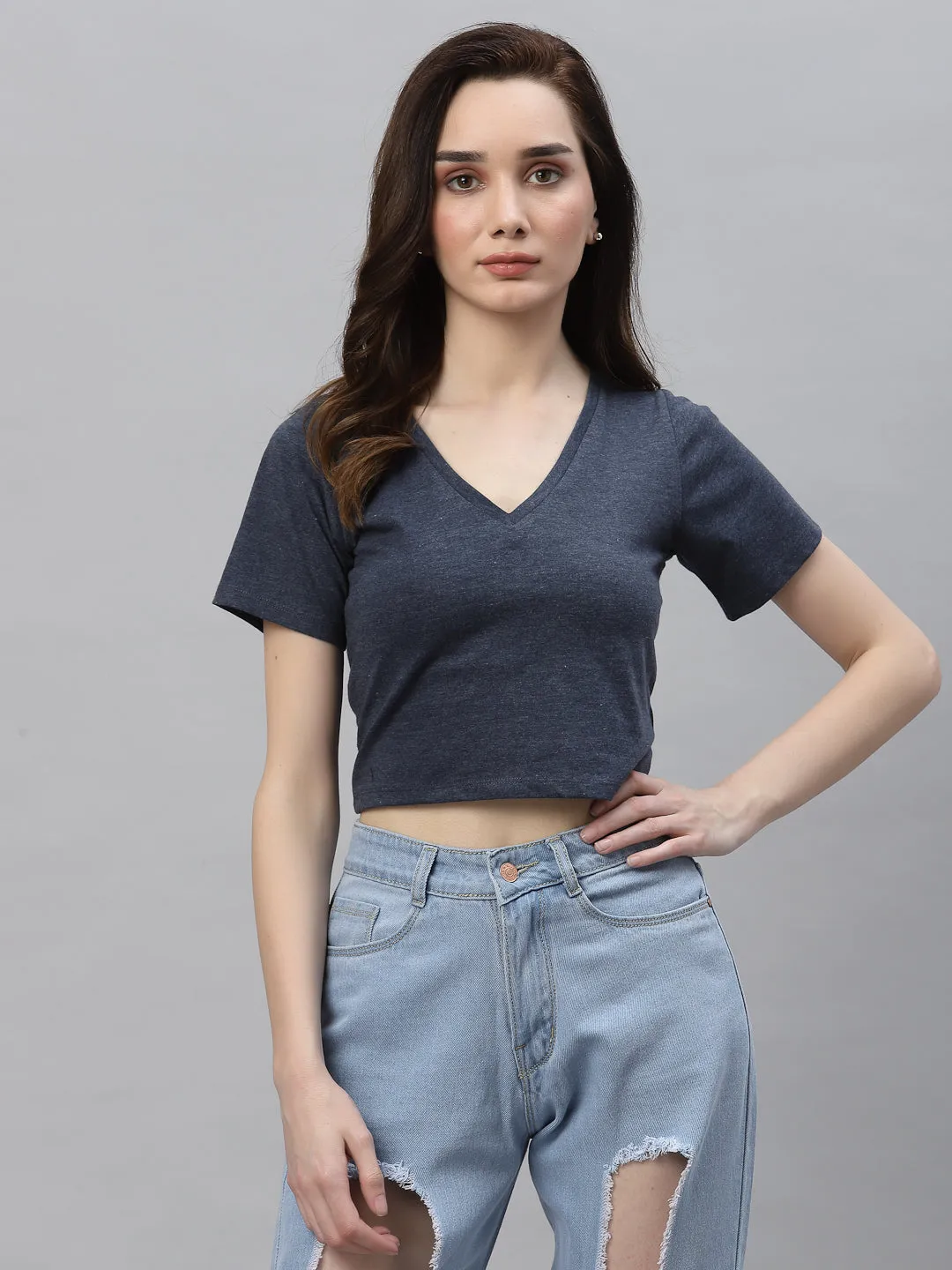 Basic V Neck Top