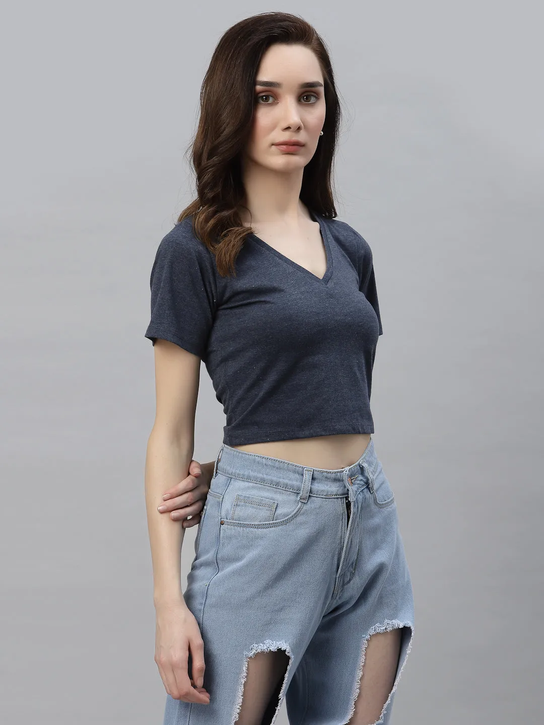 Basic V Neck Top