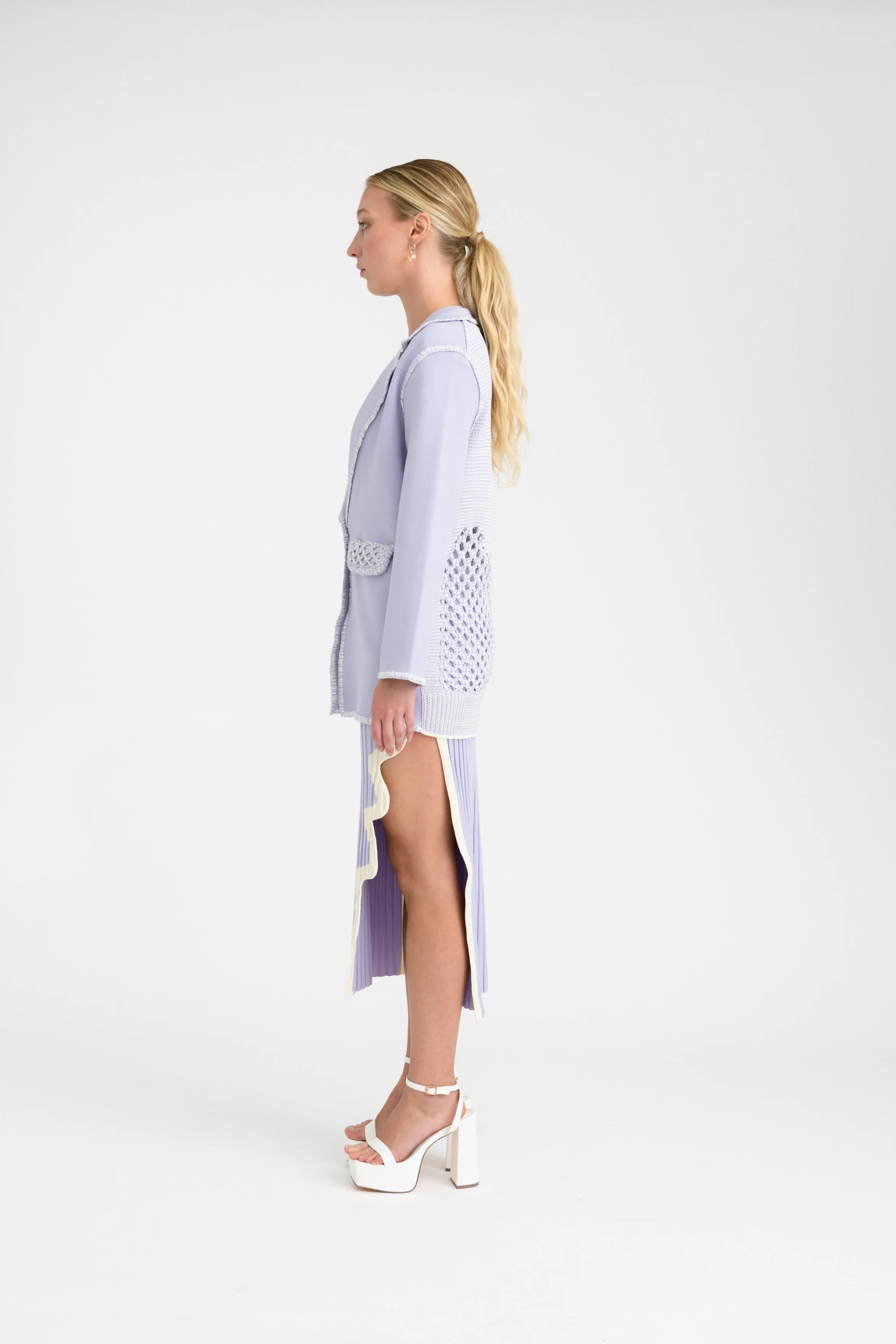 BETTA OVERSIZED CROCHET BLAZER