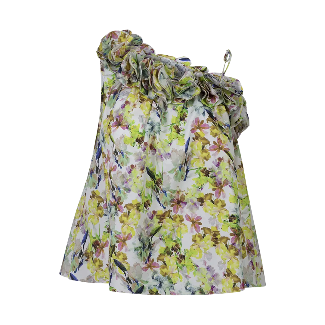 Bonnie Floral One-Shoulder Top