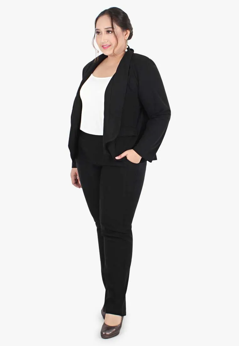 Bronwyn Chic Short Blazer - Black