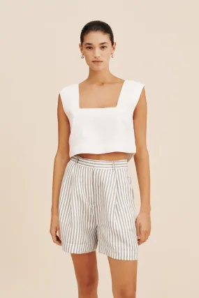 CALEB CROP TOP - IVORY