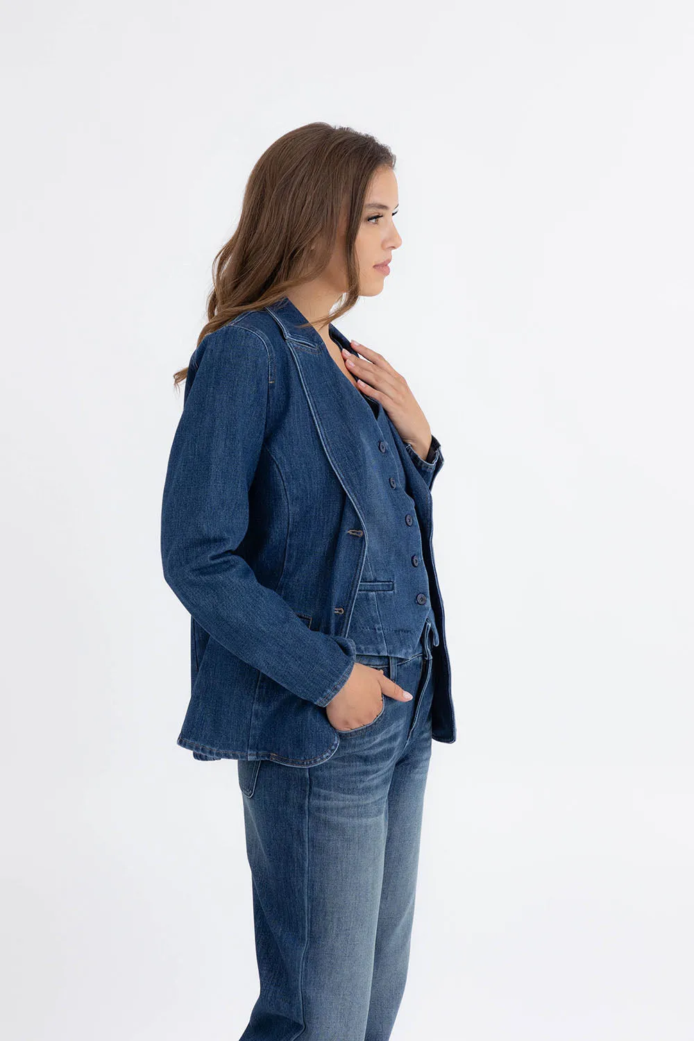 Coco Denim Blazer