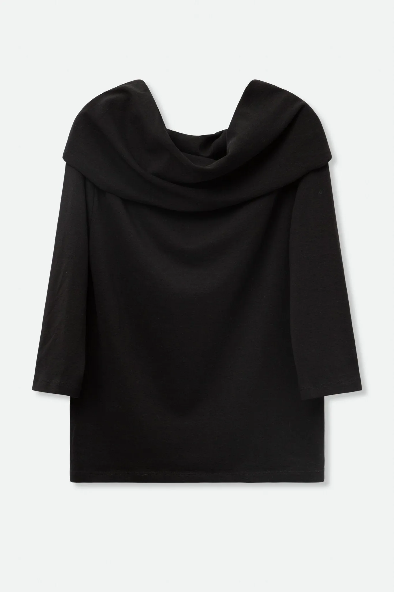 CONVERTIBLE COWL NECK - OFF SHOULDER TOP IN PIMA COTTON STRETCH