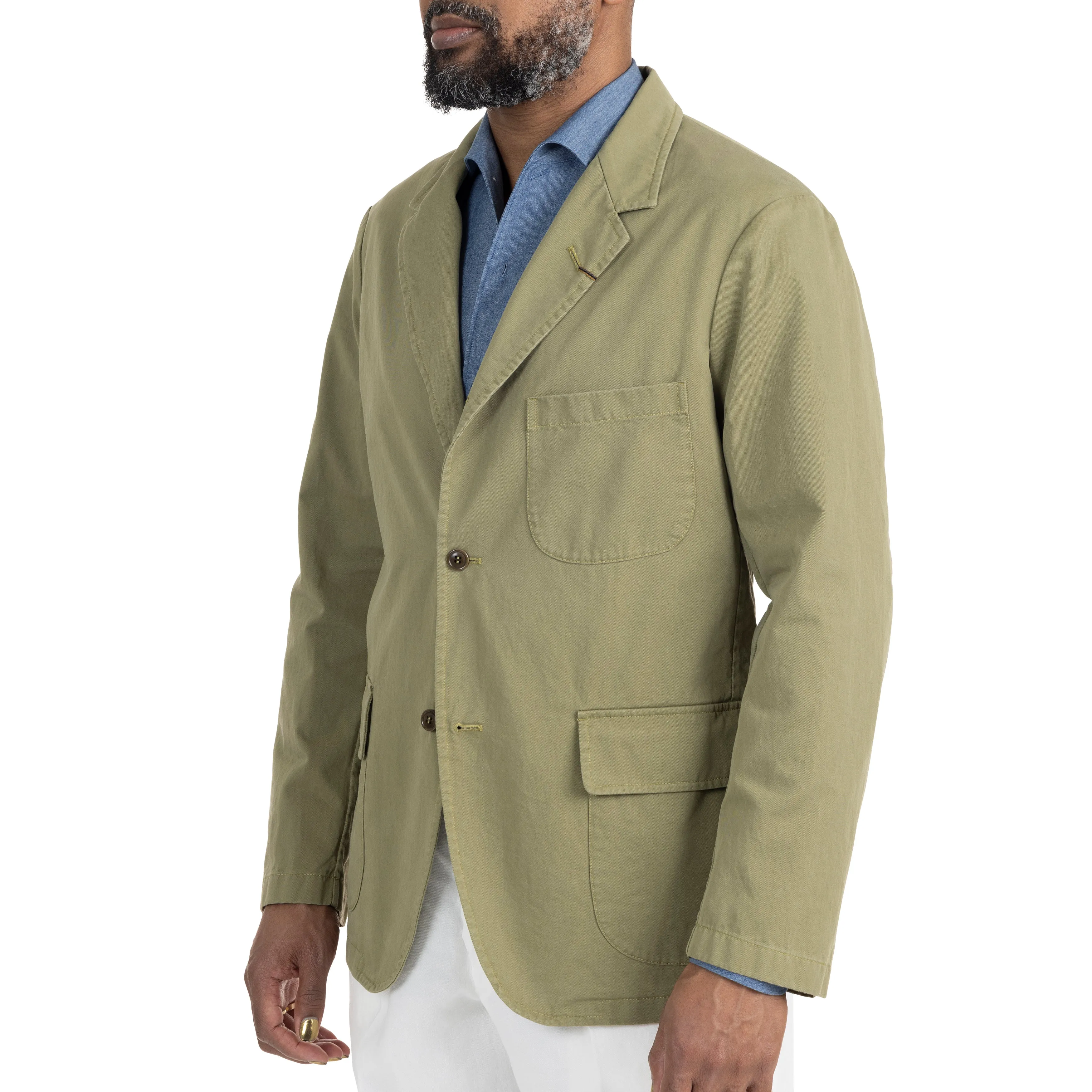 Cotton Twill Workdress Blazer