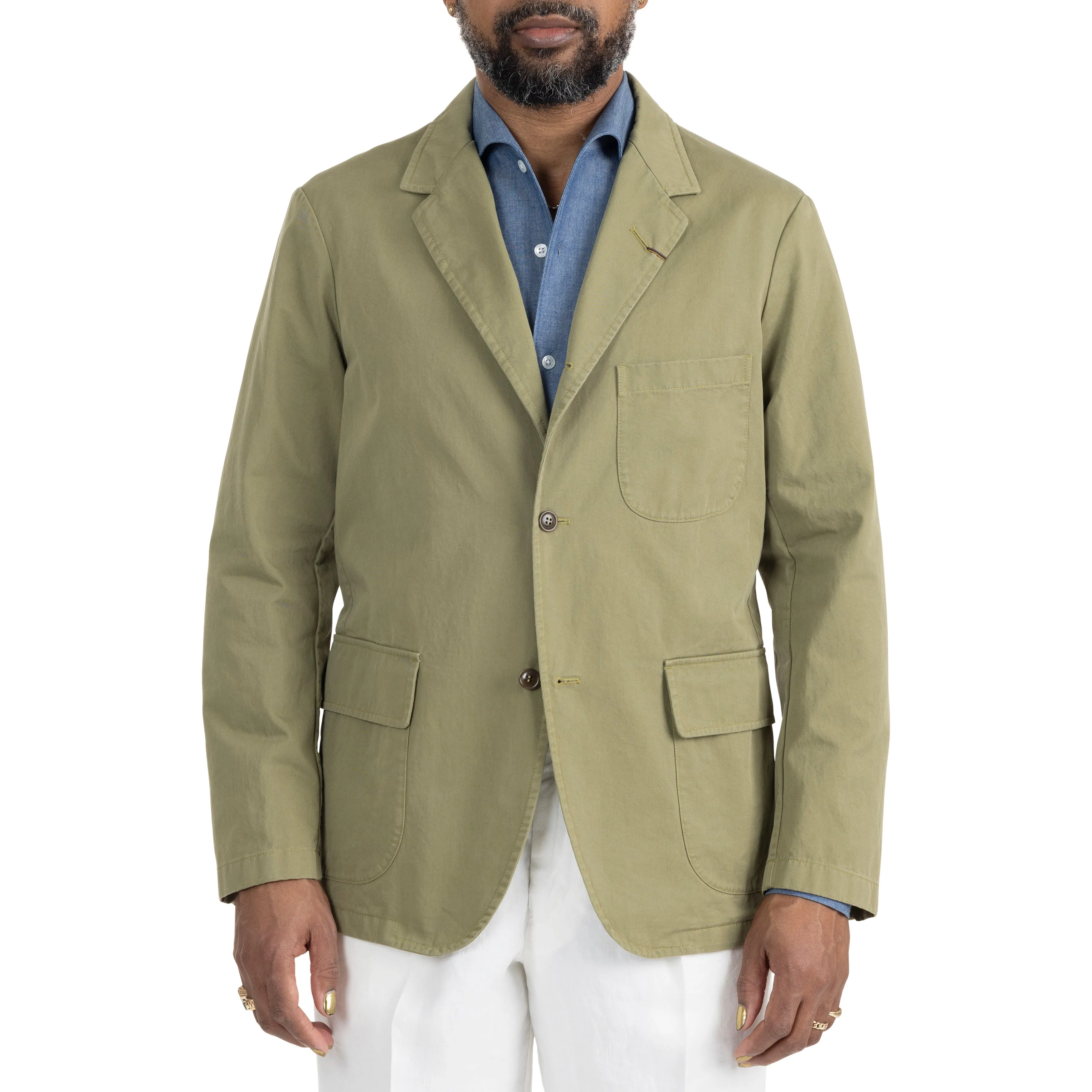 Cotton Twill Workdress Blazer