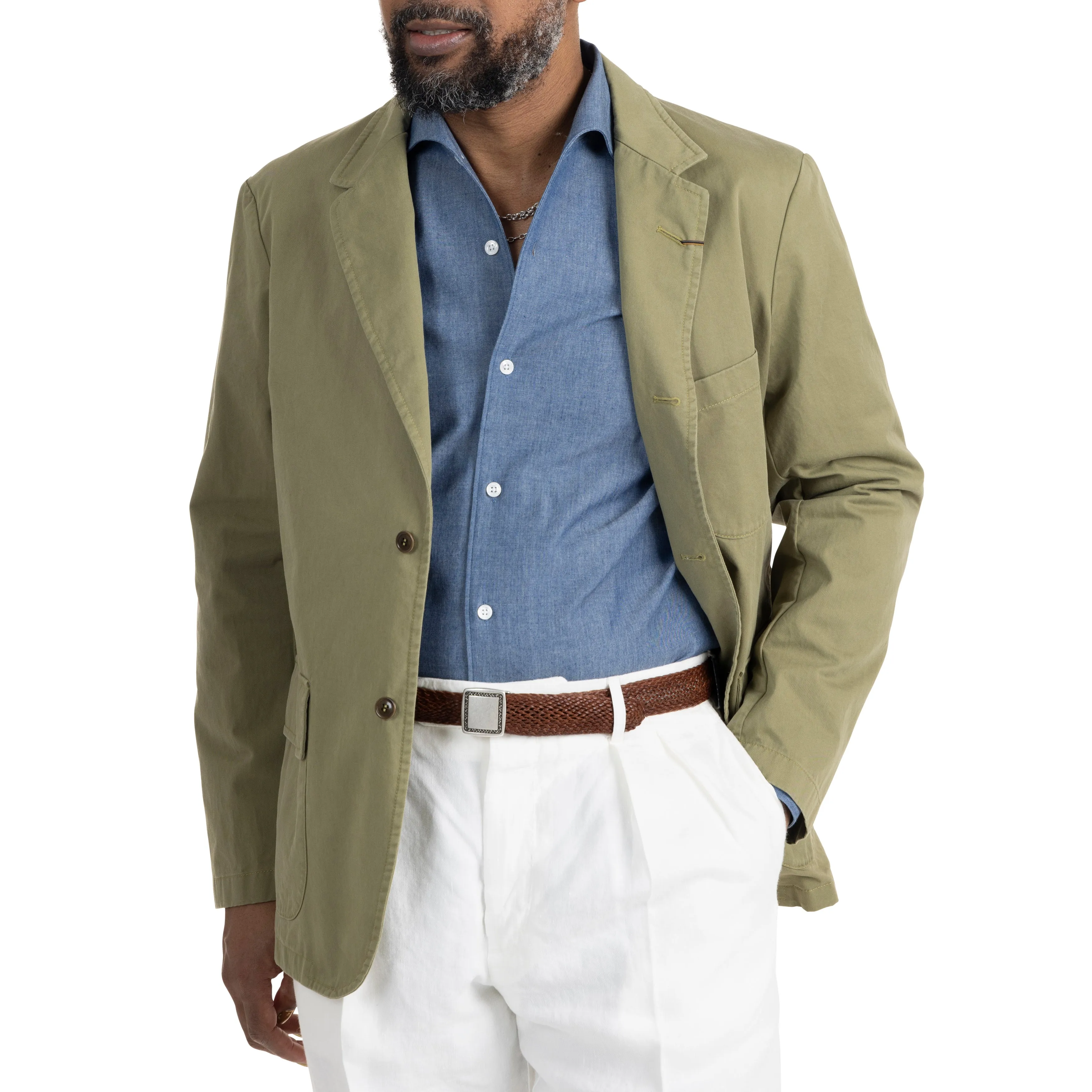 Cotton Twill Workdress Blazer