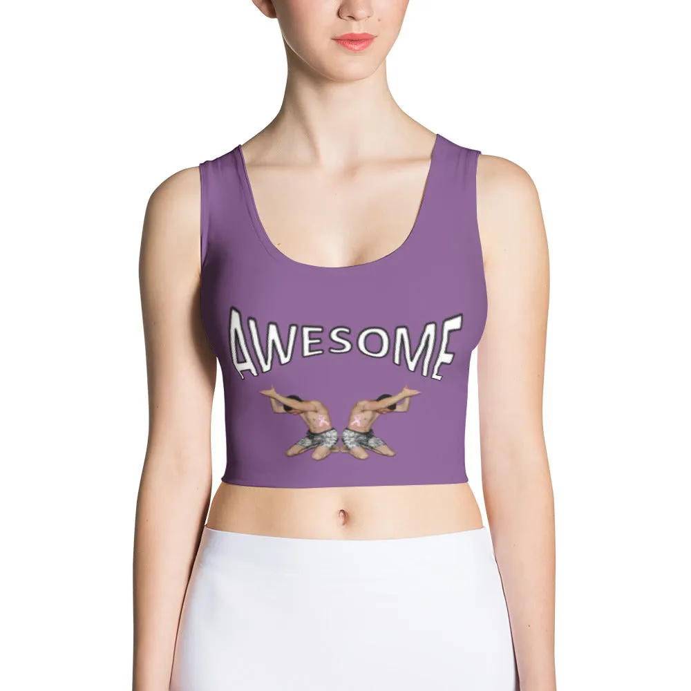 Crop Top Awesome Purple