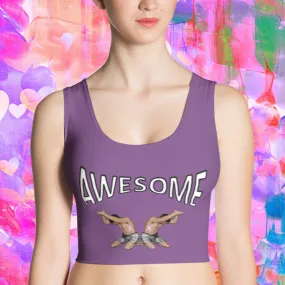 Crop Top Awesome Purple