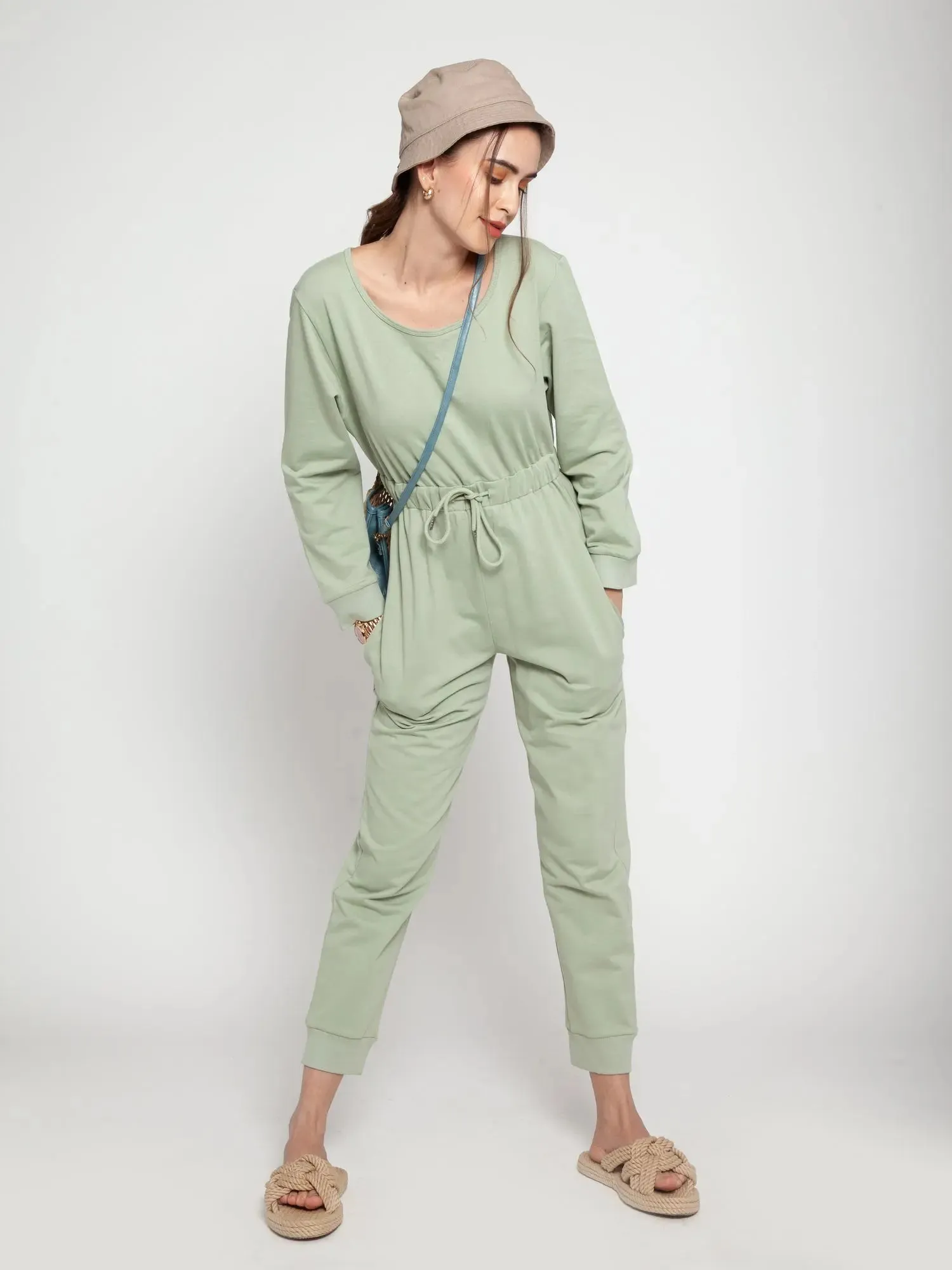 Desert Sage Lounge Jumpsuit