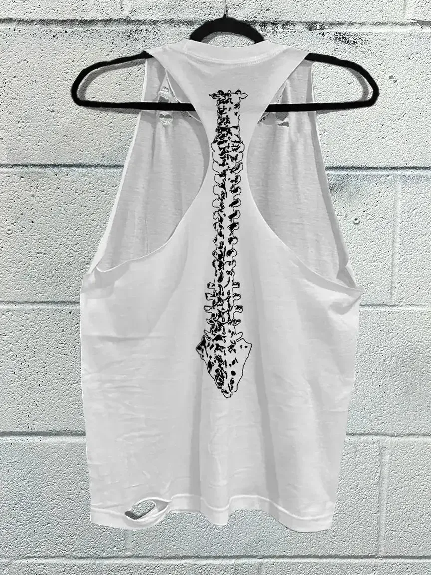 DESTRUCTION STRINGER TANK TOP*WHITE*