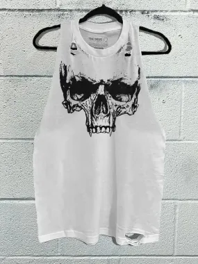 DESTRUCTION STRINGER TANK TOP*WHITE*