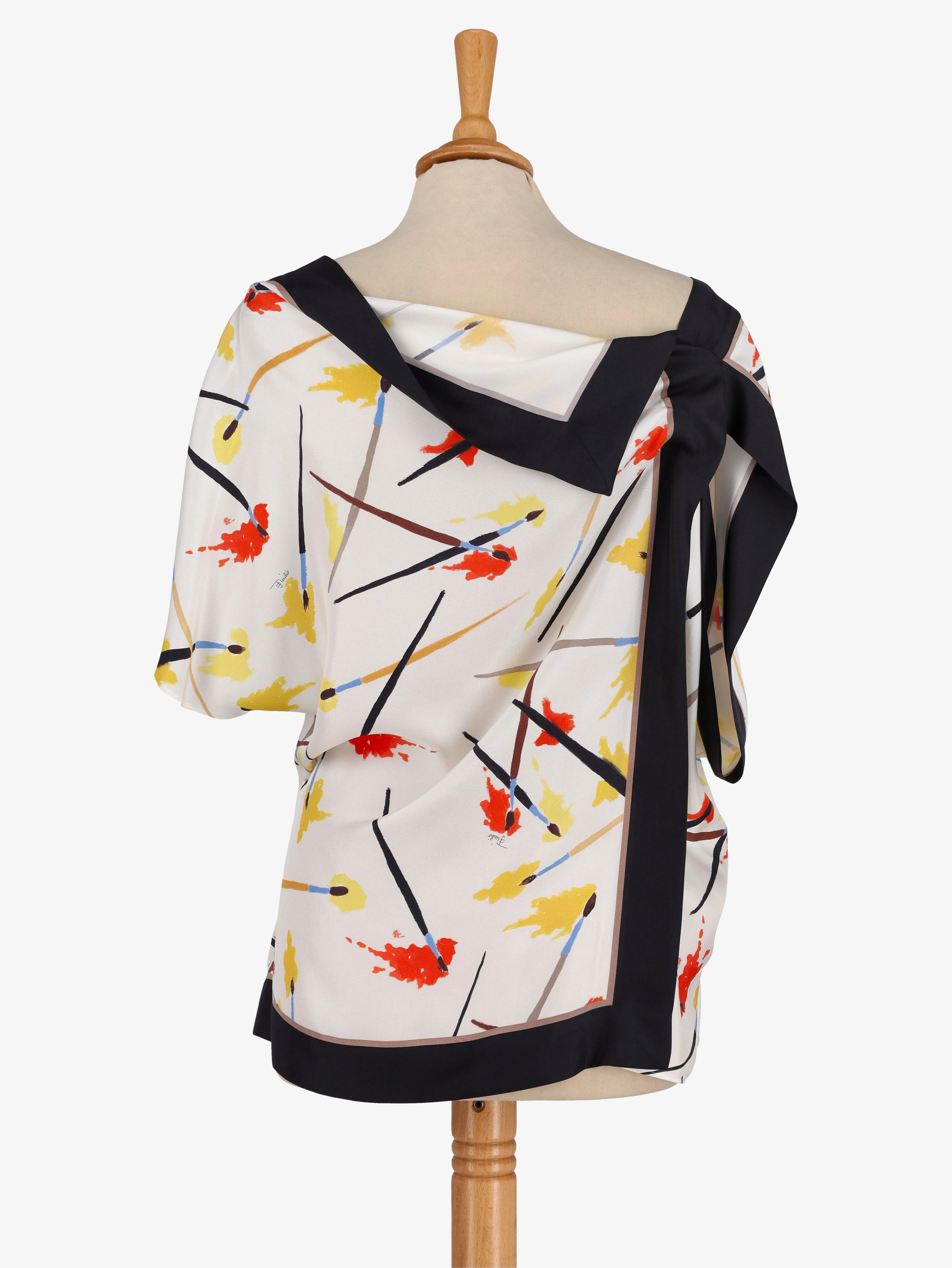 Emilio Pucci Off Shoulder Blouse