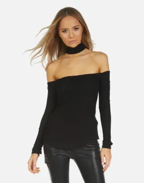 Eric LE Open Shoulder Top