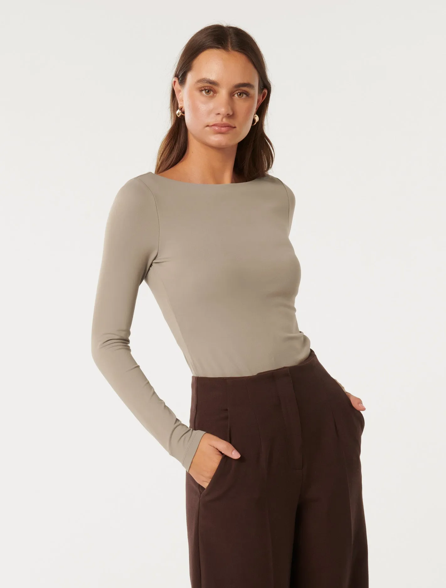 Erika Boat Neck Top