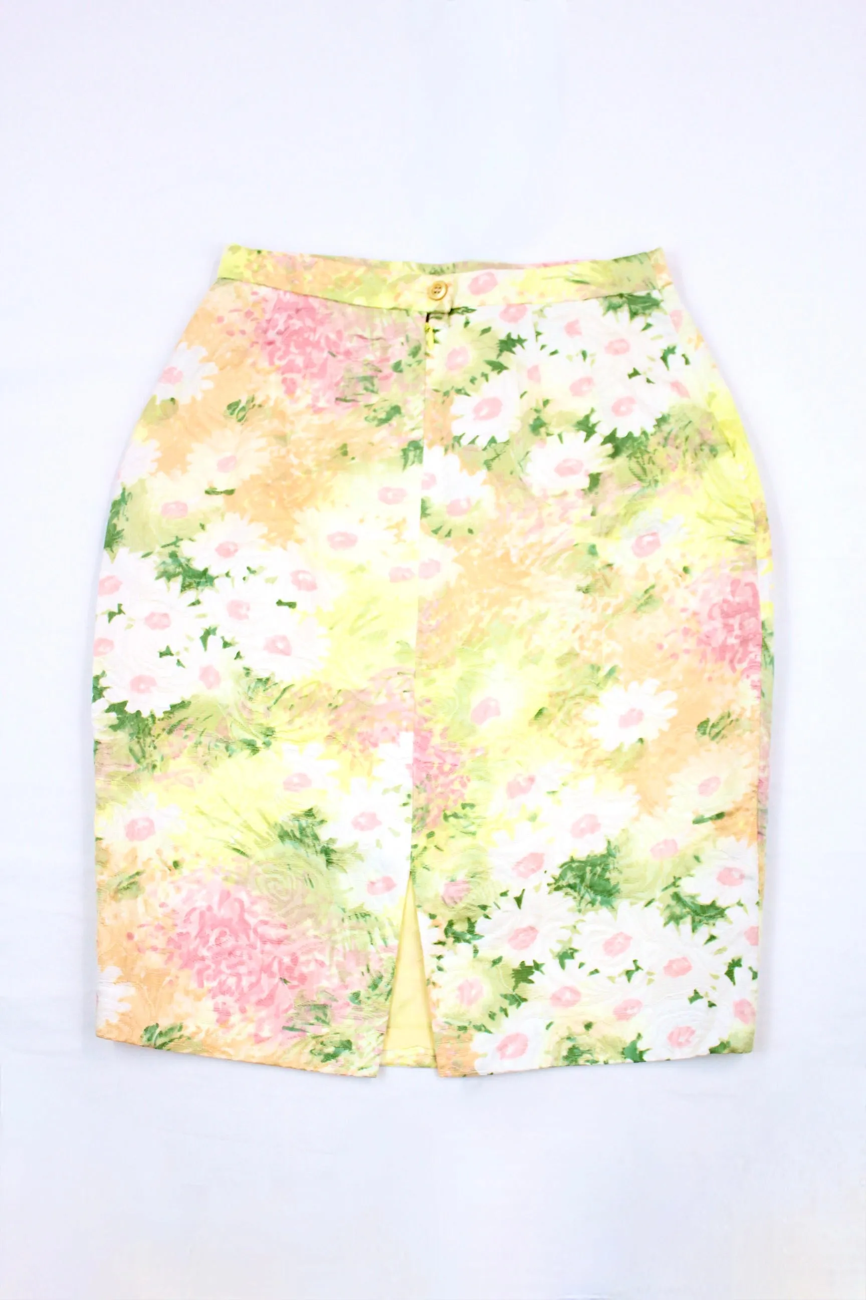 Escada - Floral Pencil Skirt