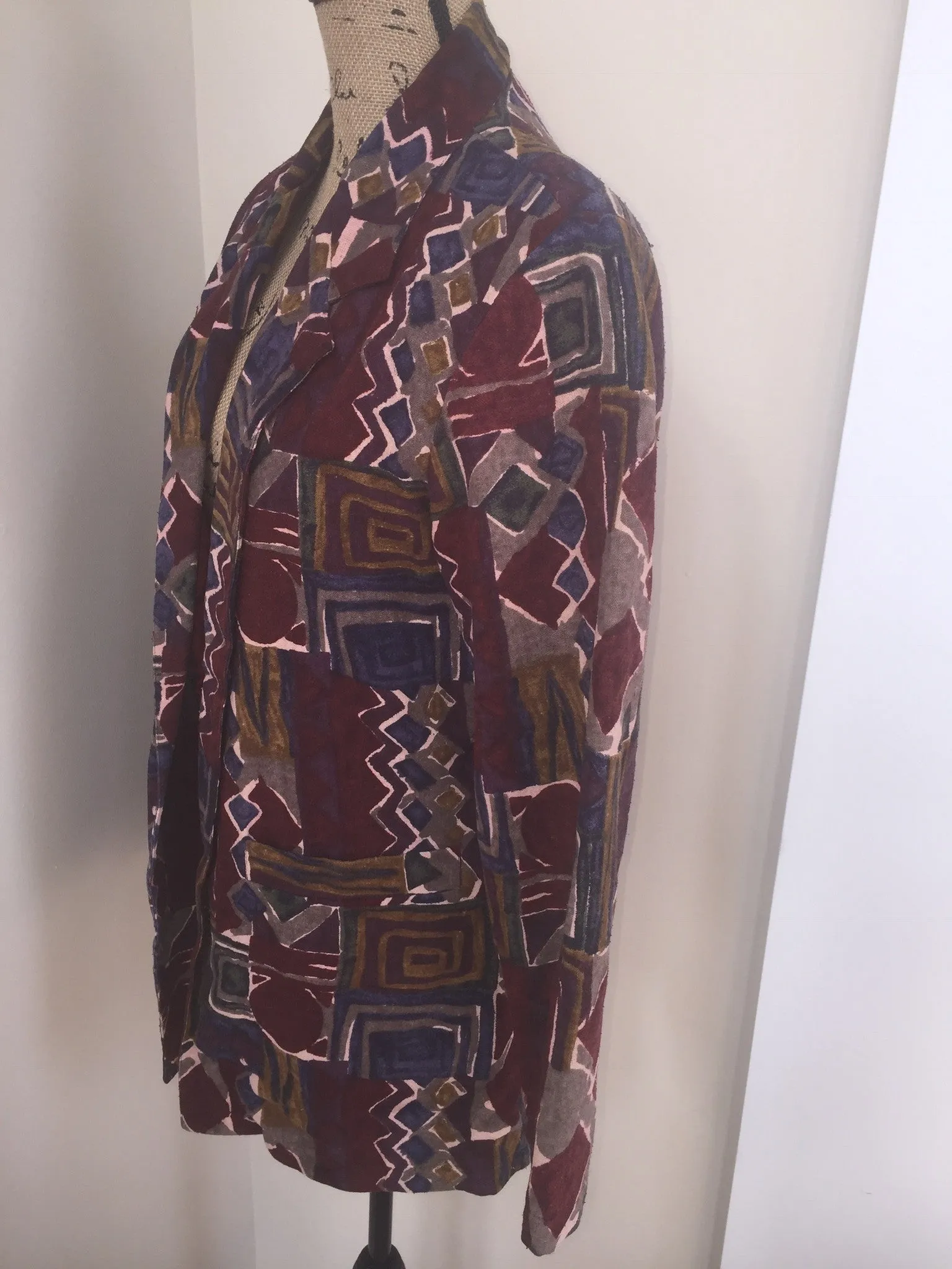 Geo Print Blazer (Size Medium fits up to Large)