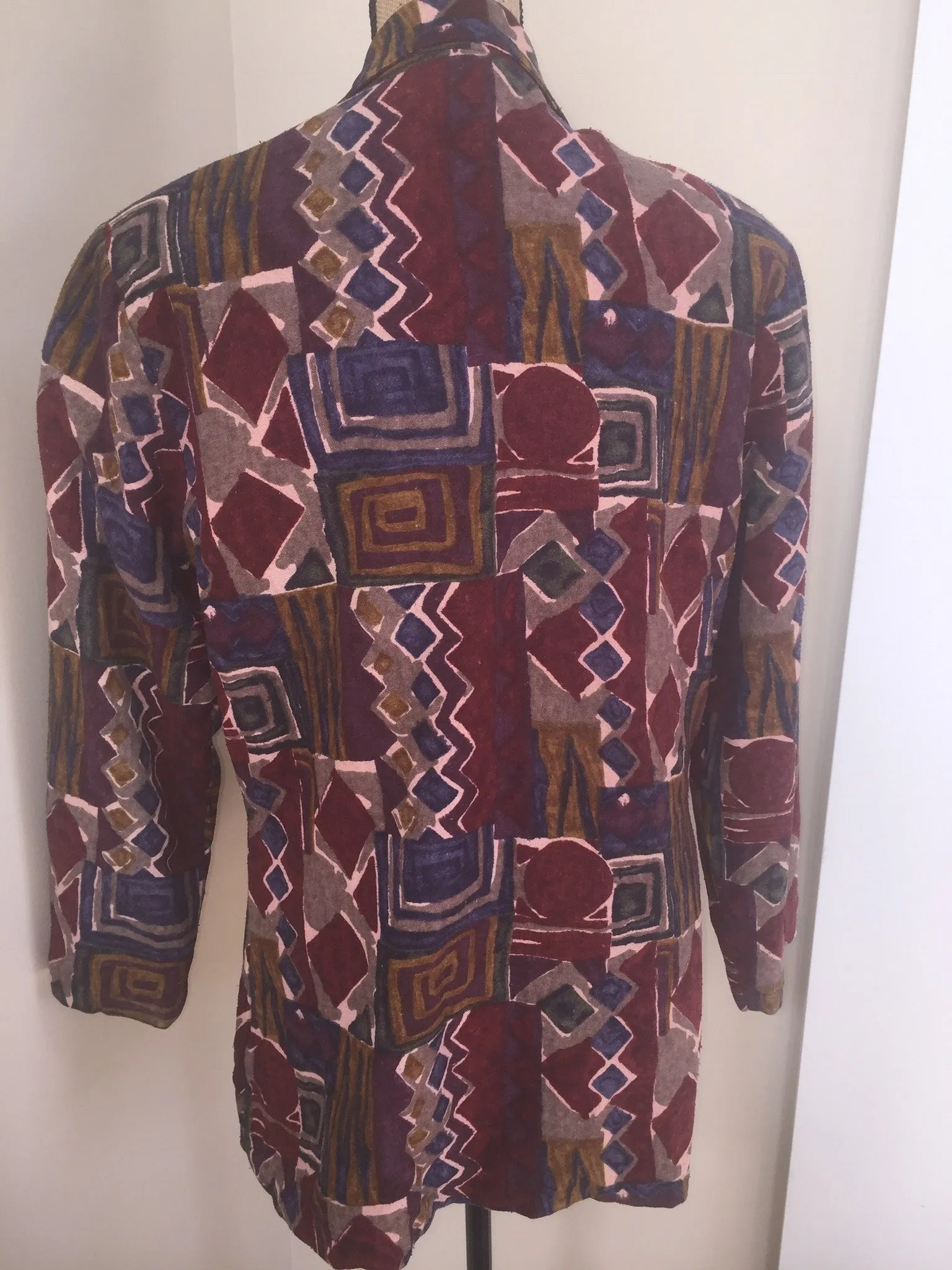 Geo Print Blazer (Size Medium fits up to Large)