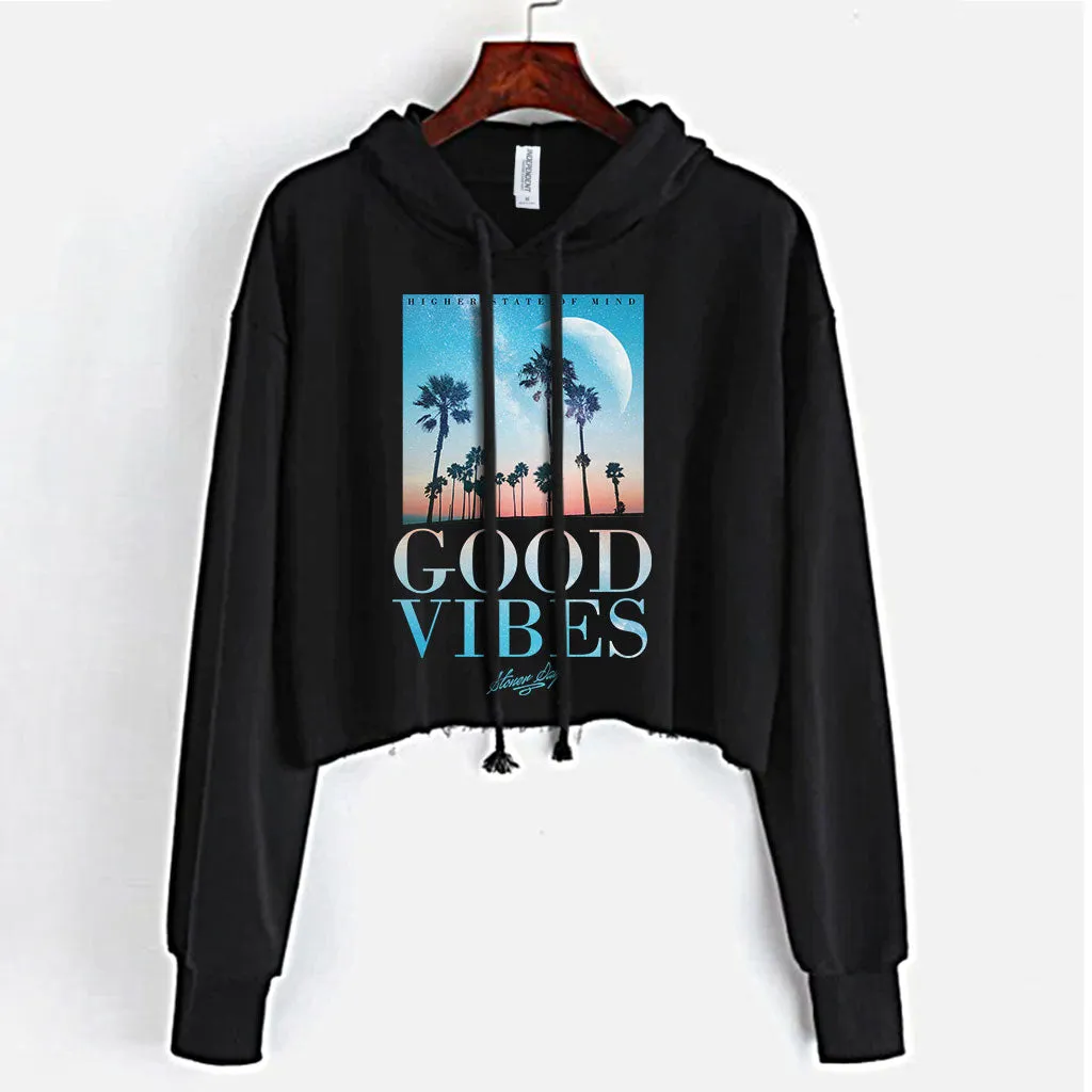 Good Vibes Throwback Crop Top