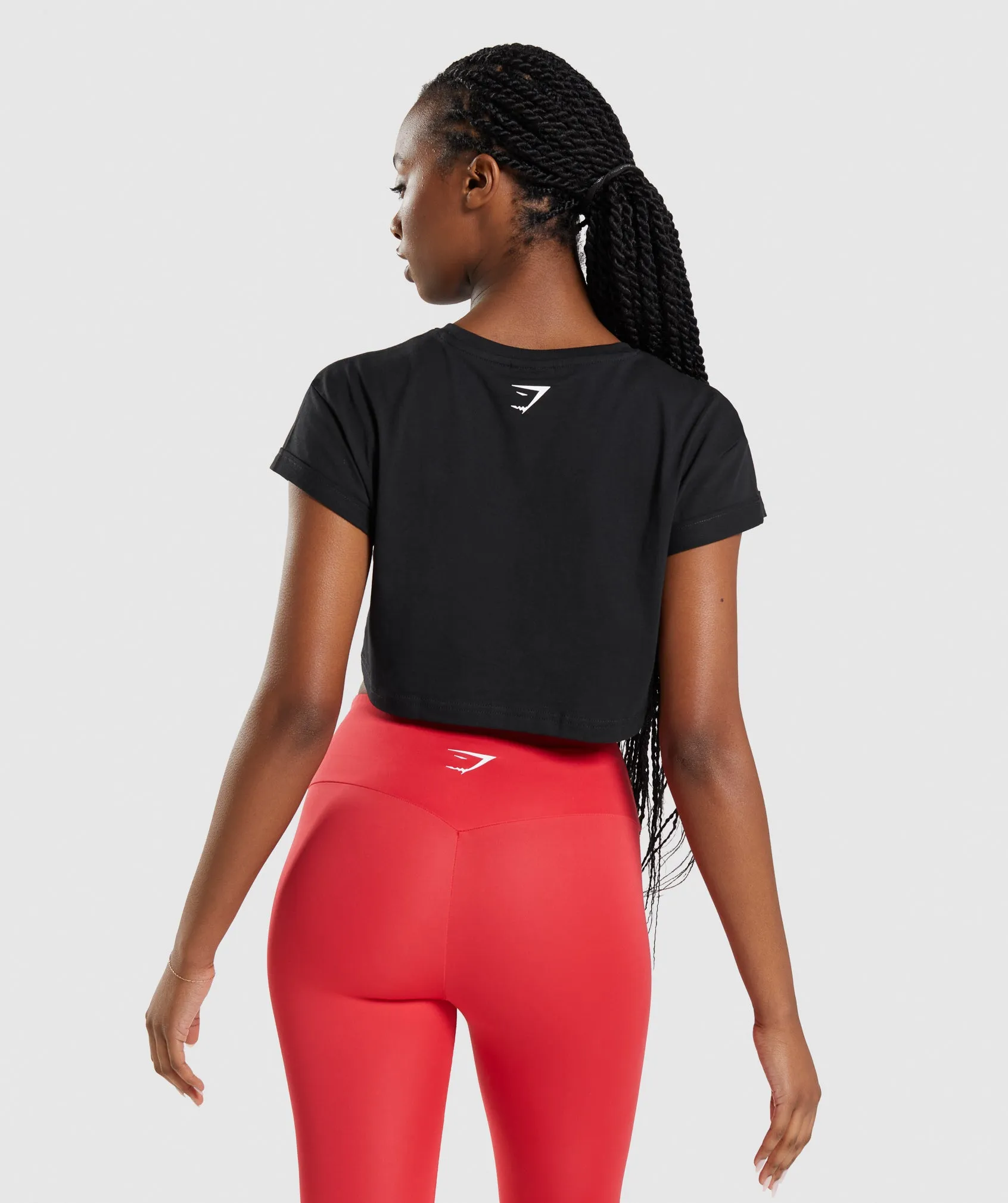 Gymshark Apollo Crop Top - Black