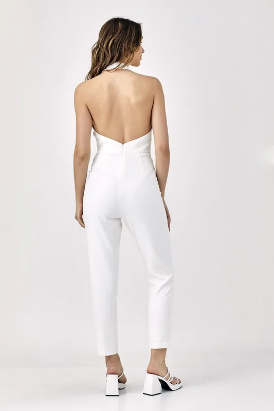 Halter neck jumpsuit