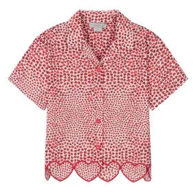 Heart Print Blouse