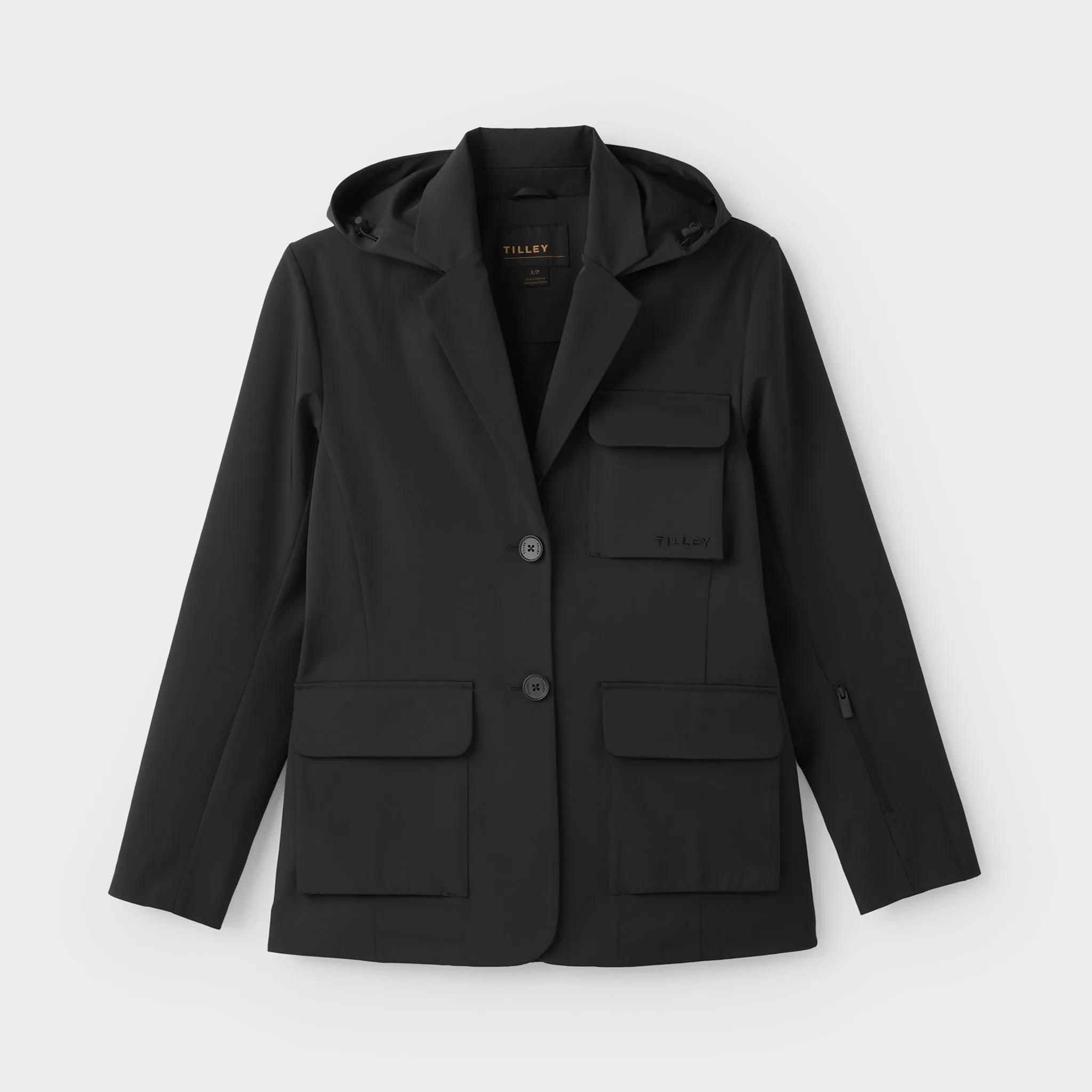 Hooded Tech Blazer