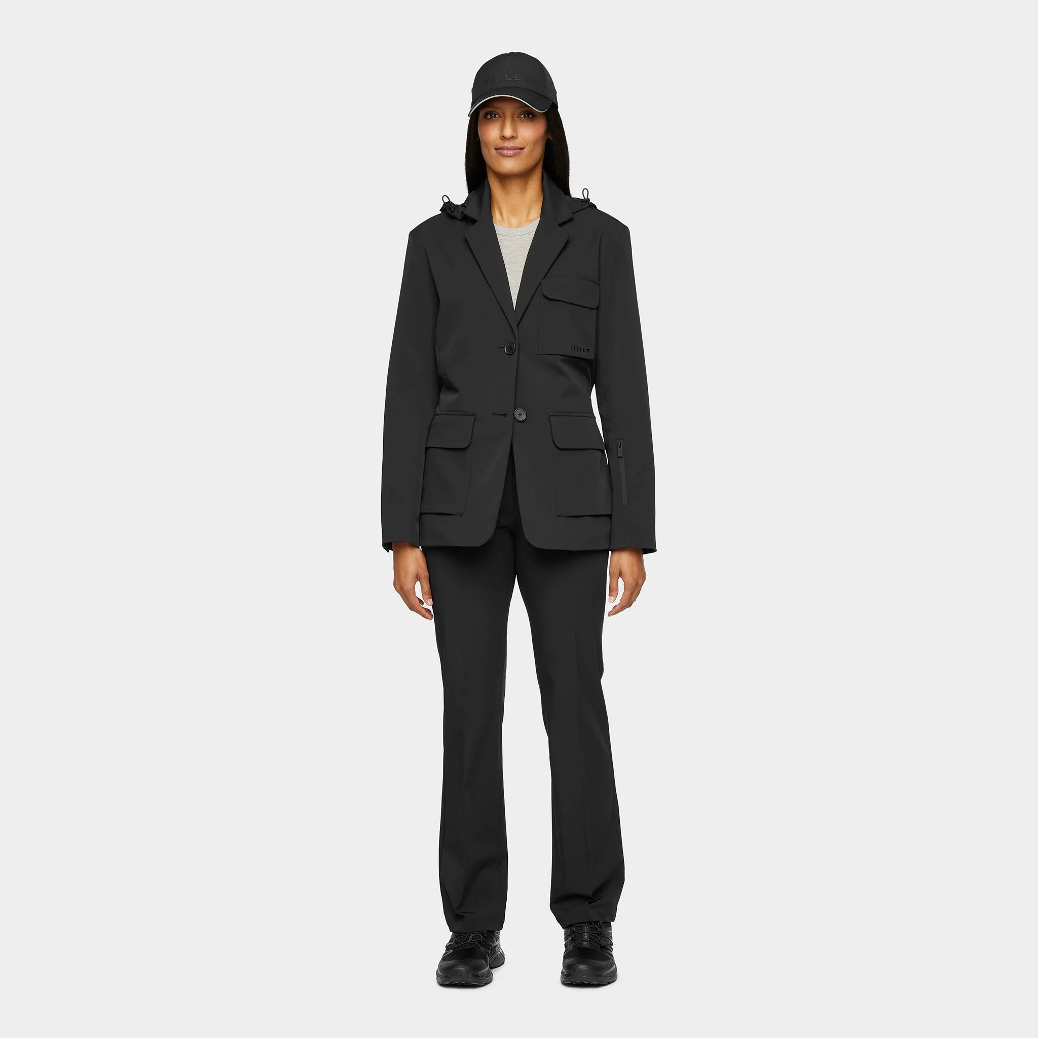 Hooded Tech Blazer