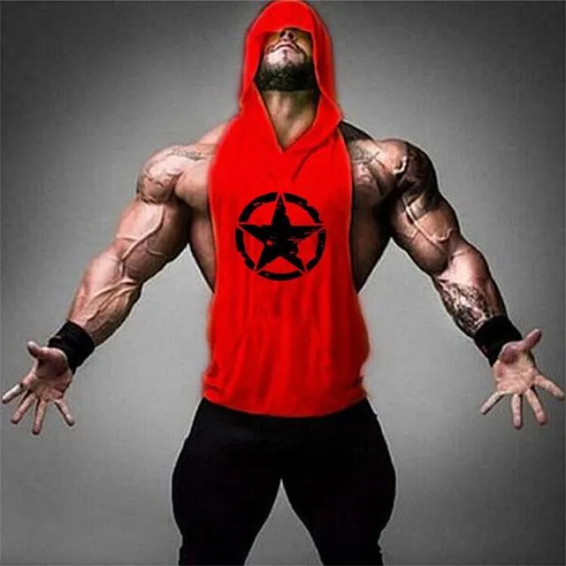 Hooded Workout Tank Top