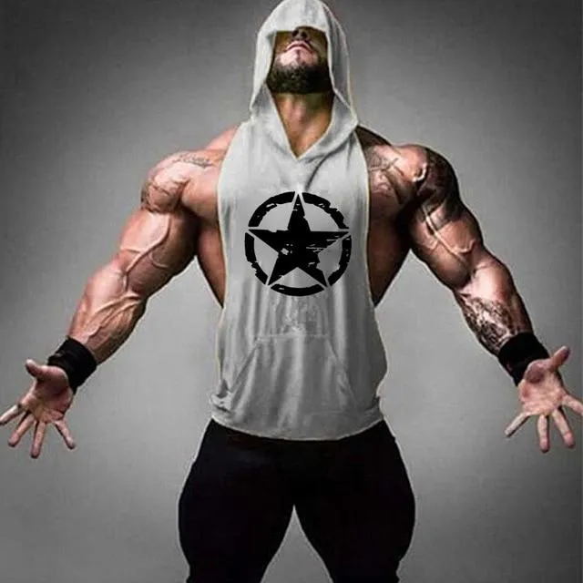 Hooded Workout Tank Top