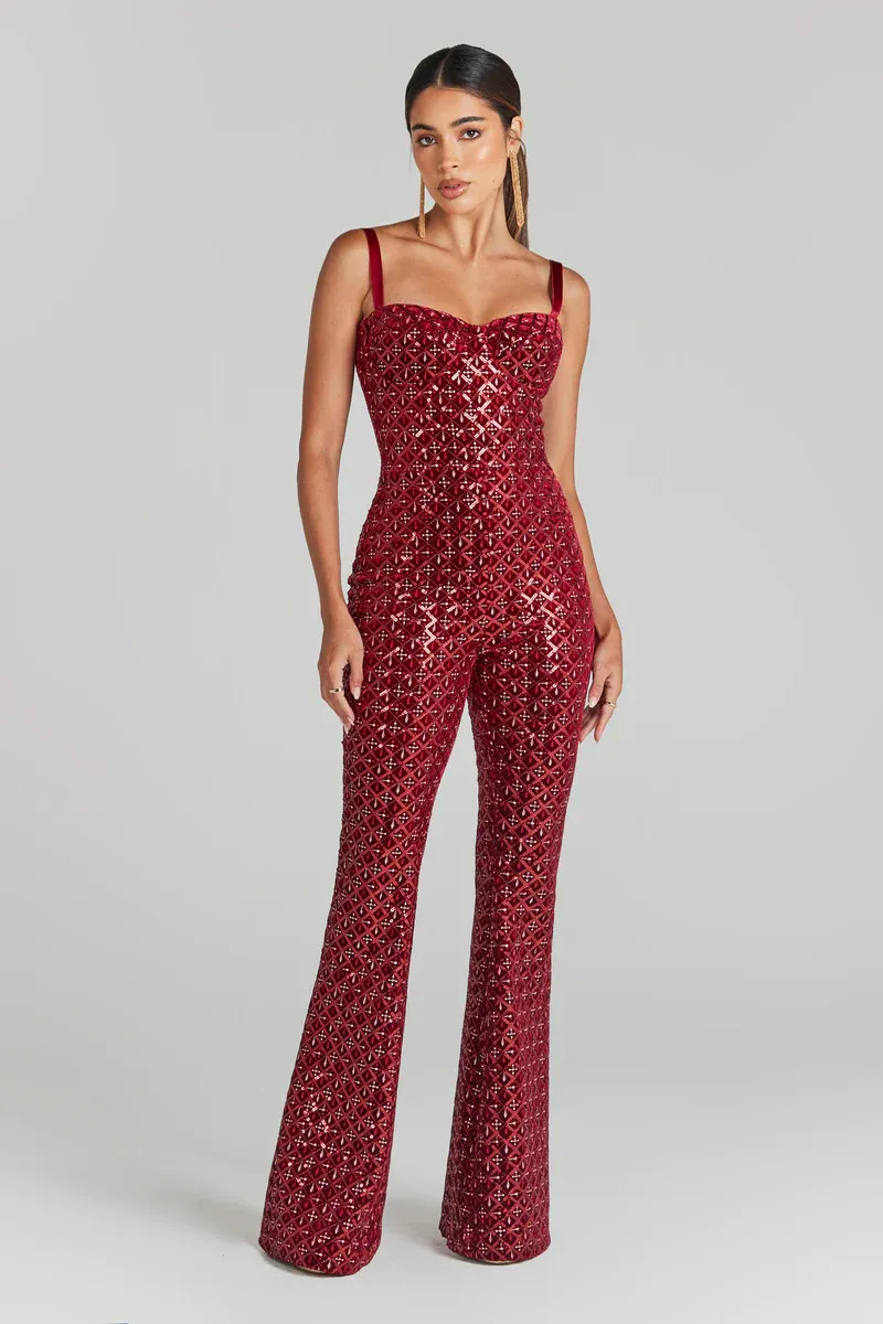 JULIA Sequins Boydcon Jumpsuit