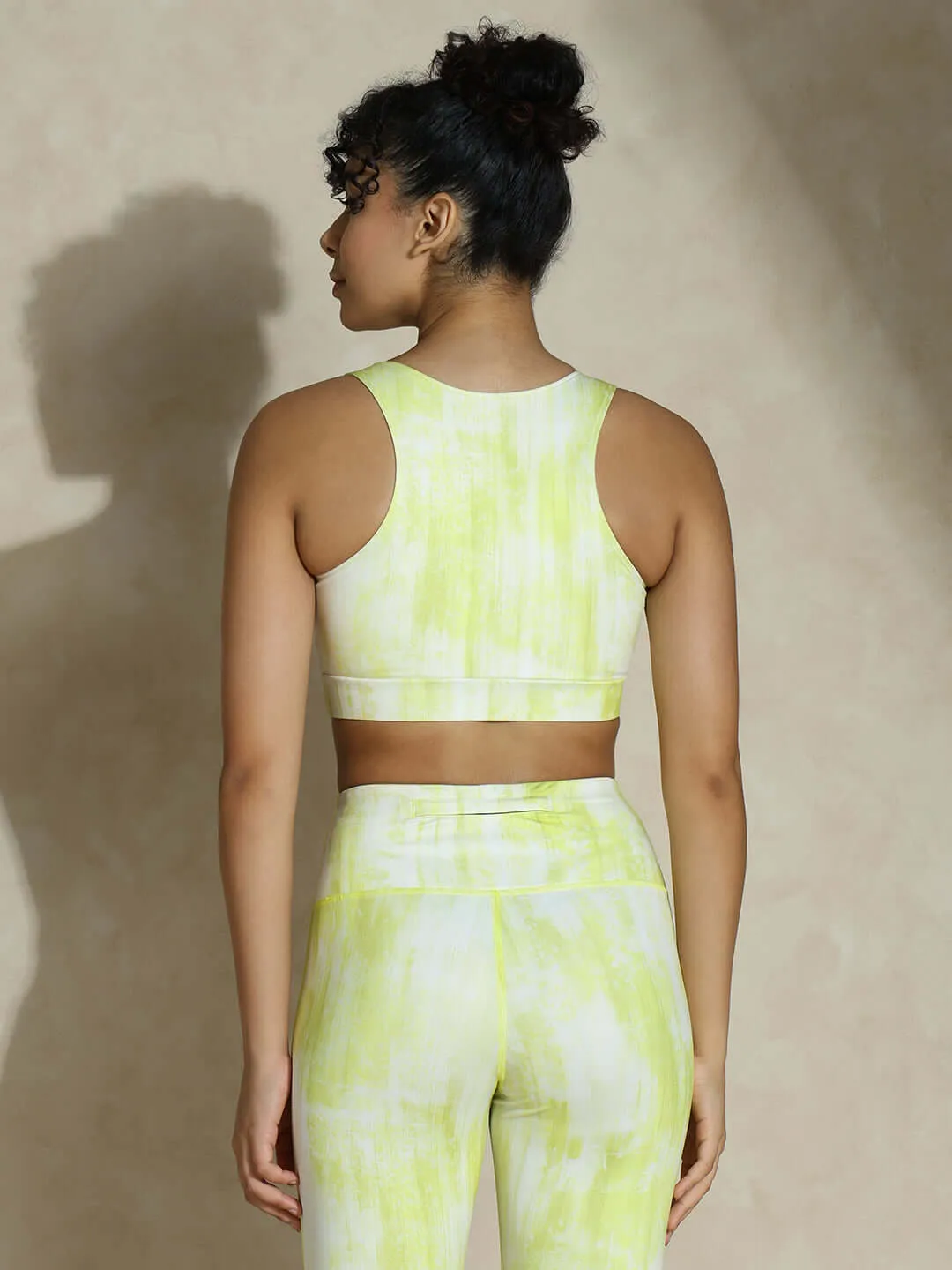 Lemon Grunge Luxe Crop Top & Leggings