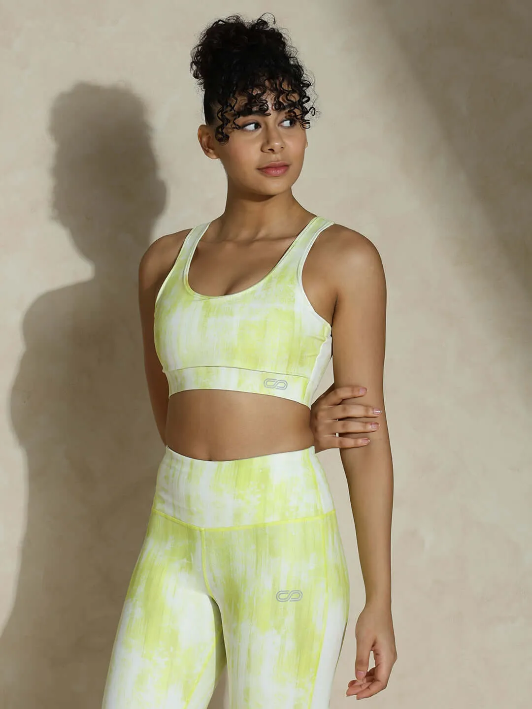 Lemon Grunge Luxe Crop Top & Leggings