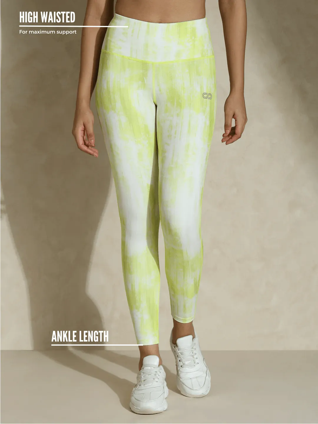 Lemon Grunge Luxe Crop Top & Leggings