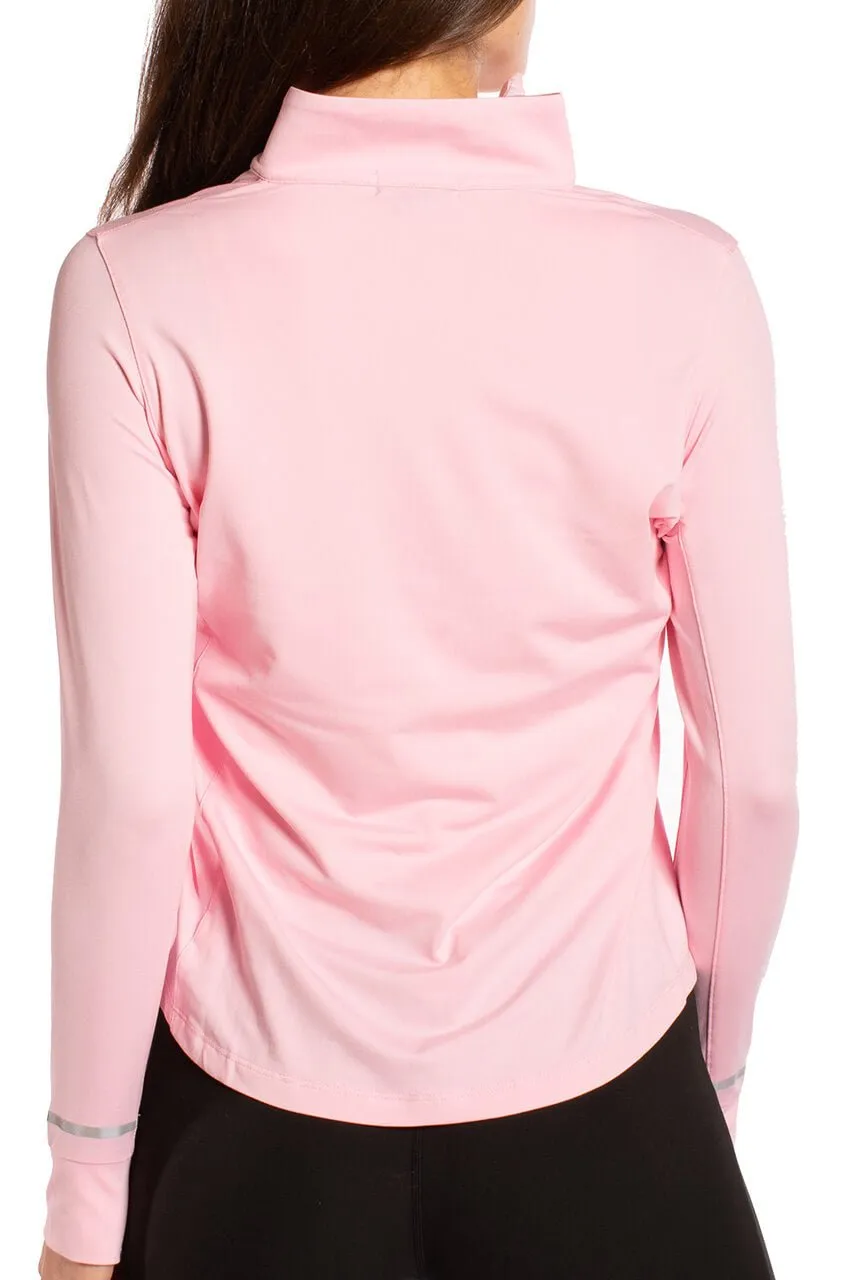 Light Pink Fabulous Mock Pullover