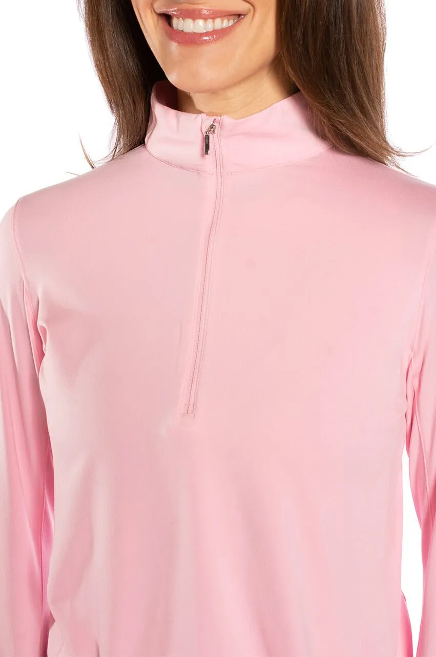 Light Pink Fabulous Mock Pullover