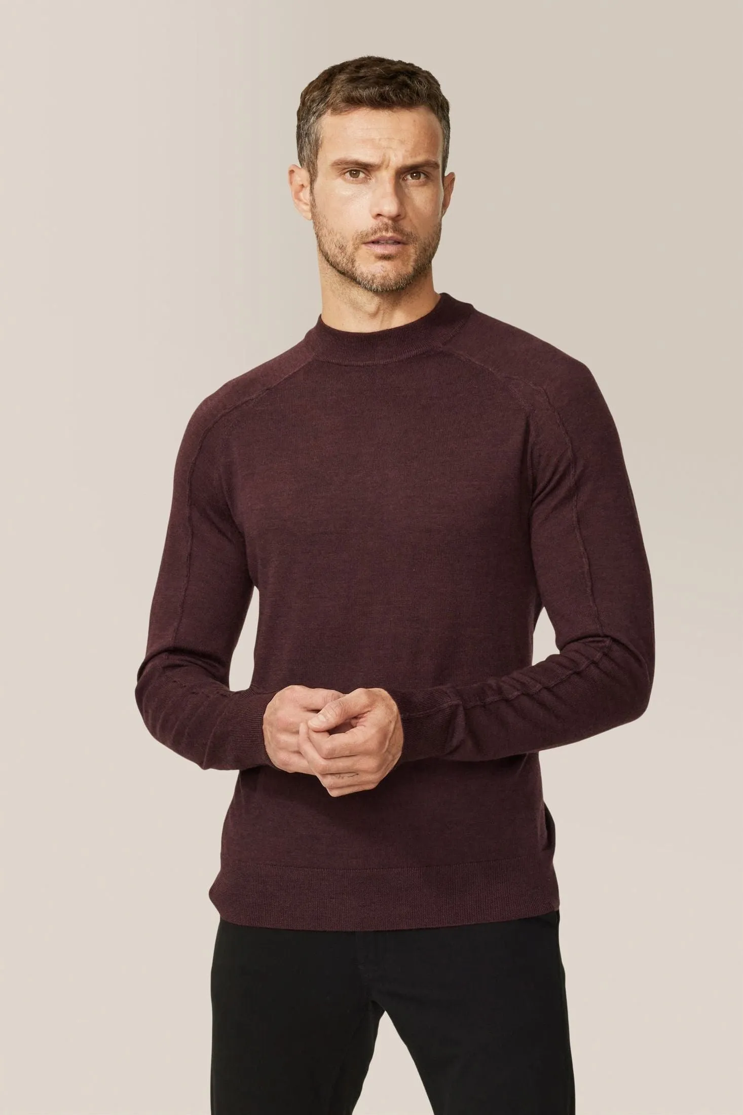 MVP Mock-Neck Sweater | Merino Wool