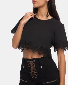 Odelle Crop Top Black