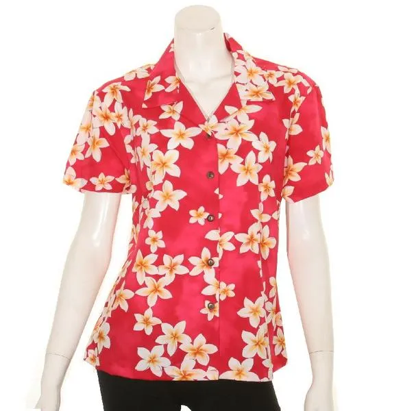 Plumeria Camp Blouse