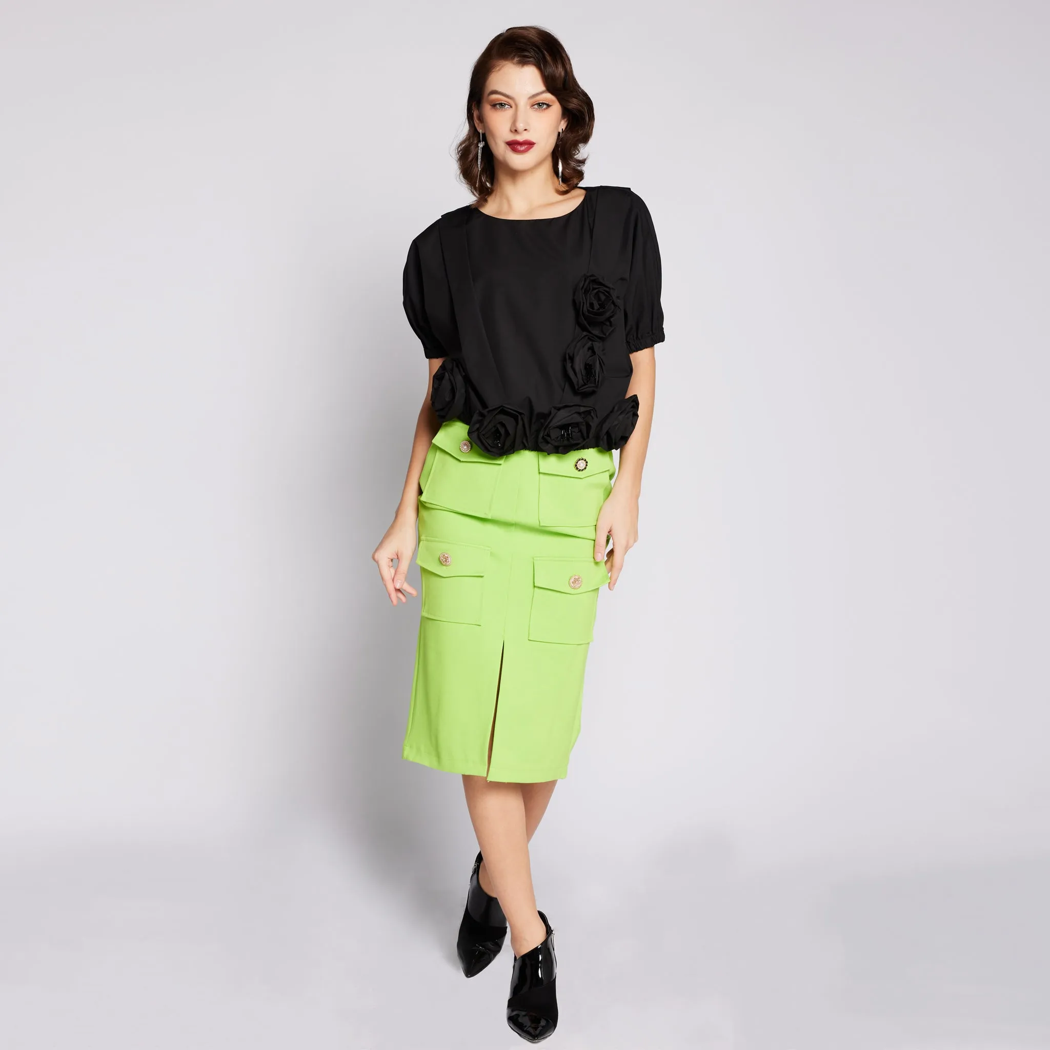 Pocket Pencil Skirt