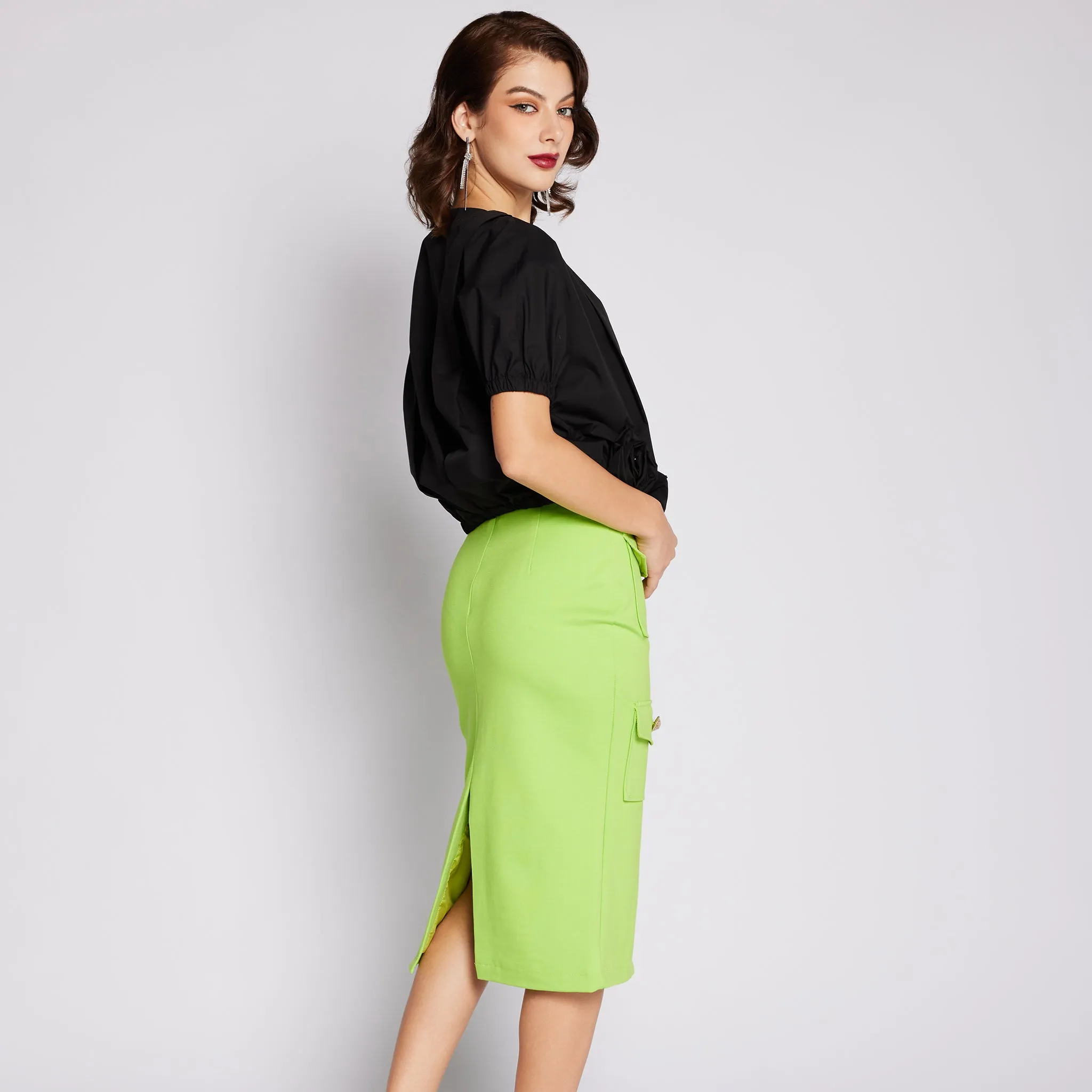 Pocket Pencil Skirt