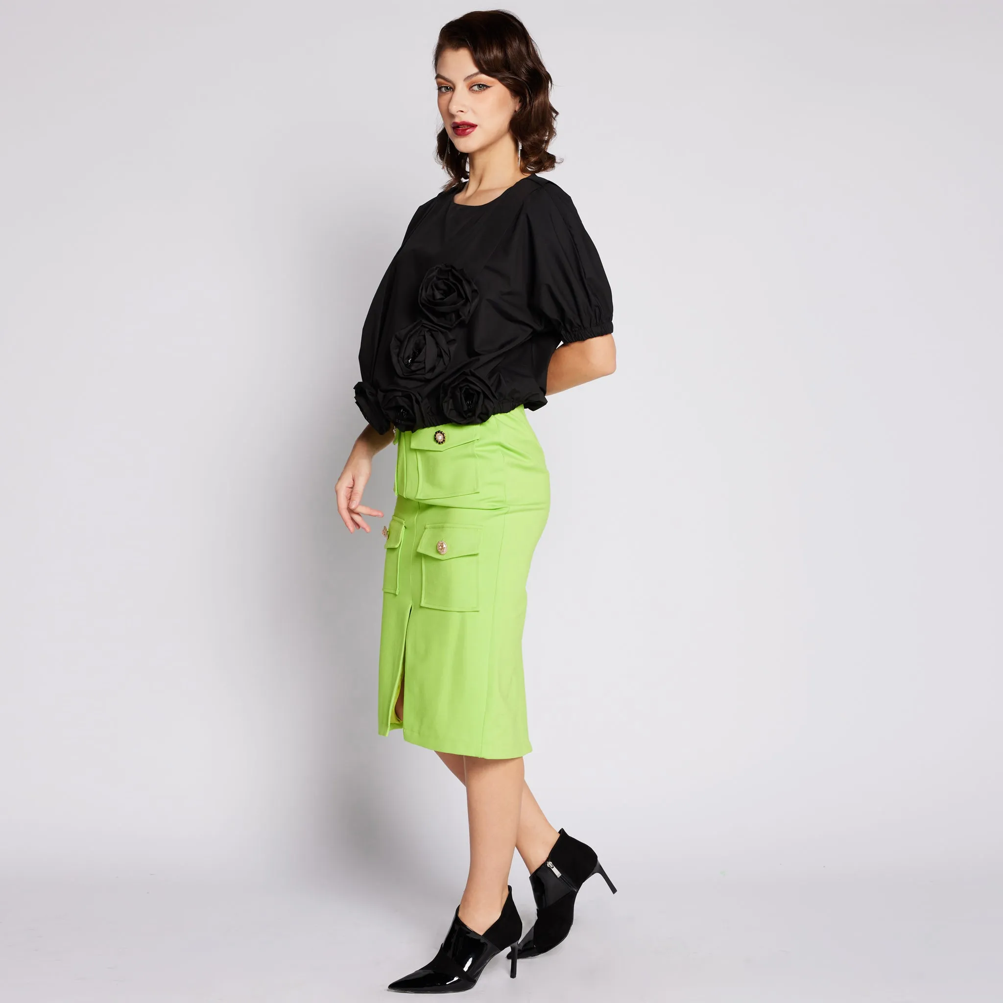 Pocket Pencil Skirt